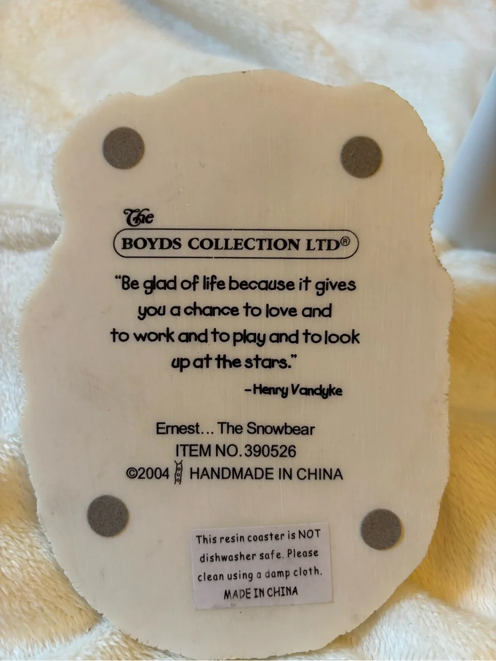 Boyd’s Collection resin candle/ coaster